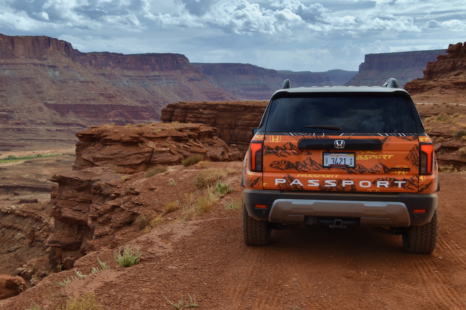 Protótipo do Honda Passport TrailSport 2026 em Moab, Utah