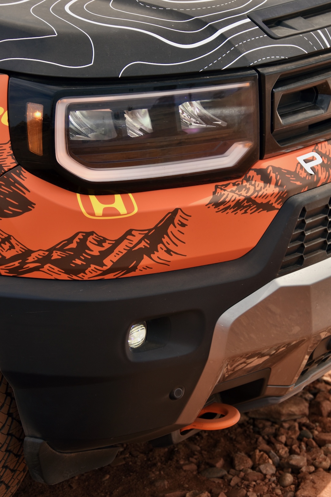 Protótipo do Honda Passport TrailSport 2026 em Moab, Utah