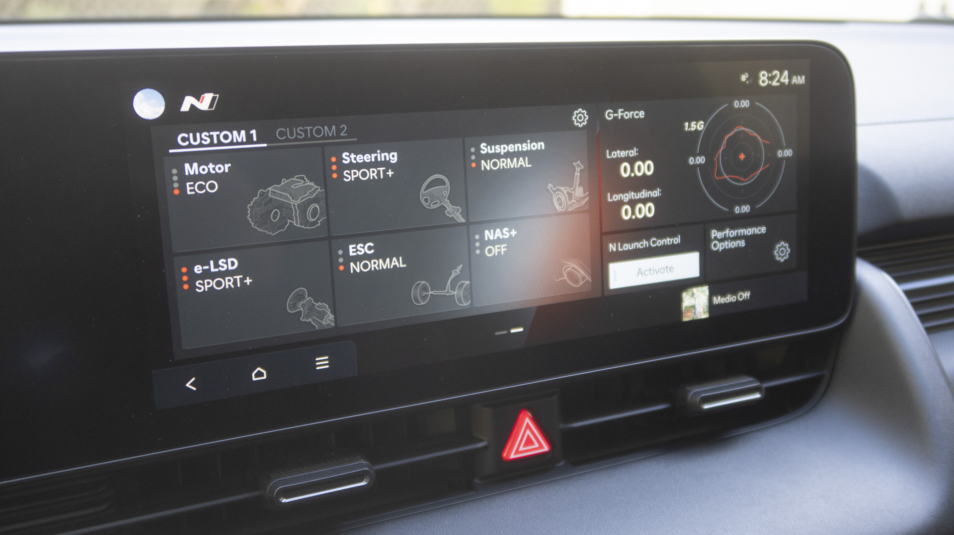 Hyundai ioniq 5 n, leitura da tela do computador.