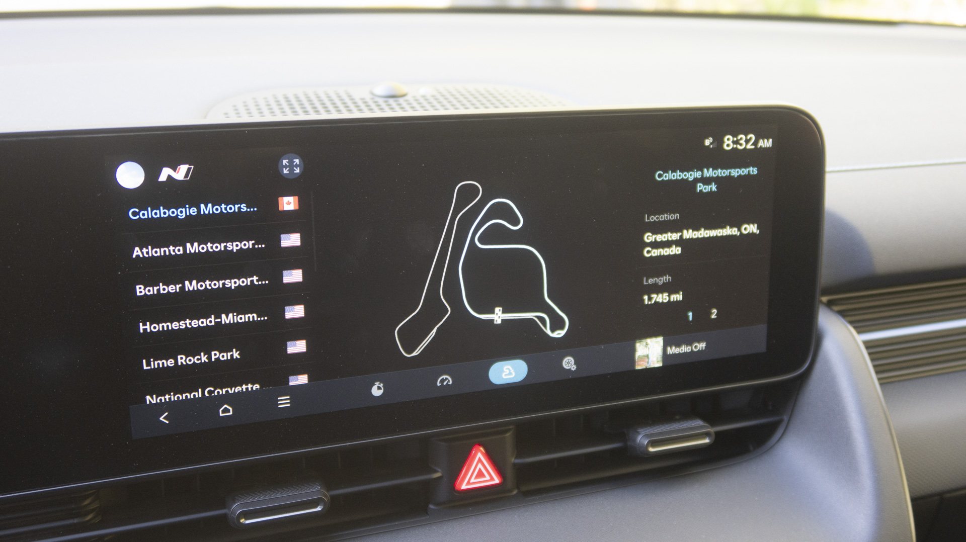 Hyundai ioniq 5 n, leitura da tela do computador.