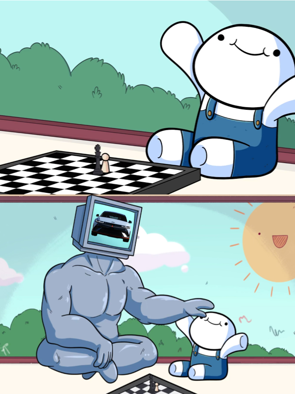 Computer Chess Kid Meme.