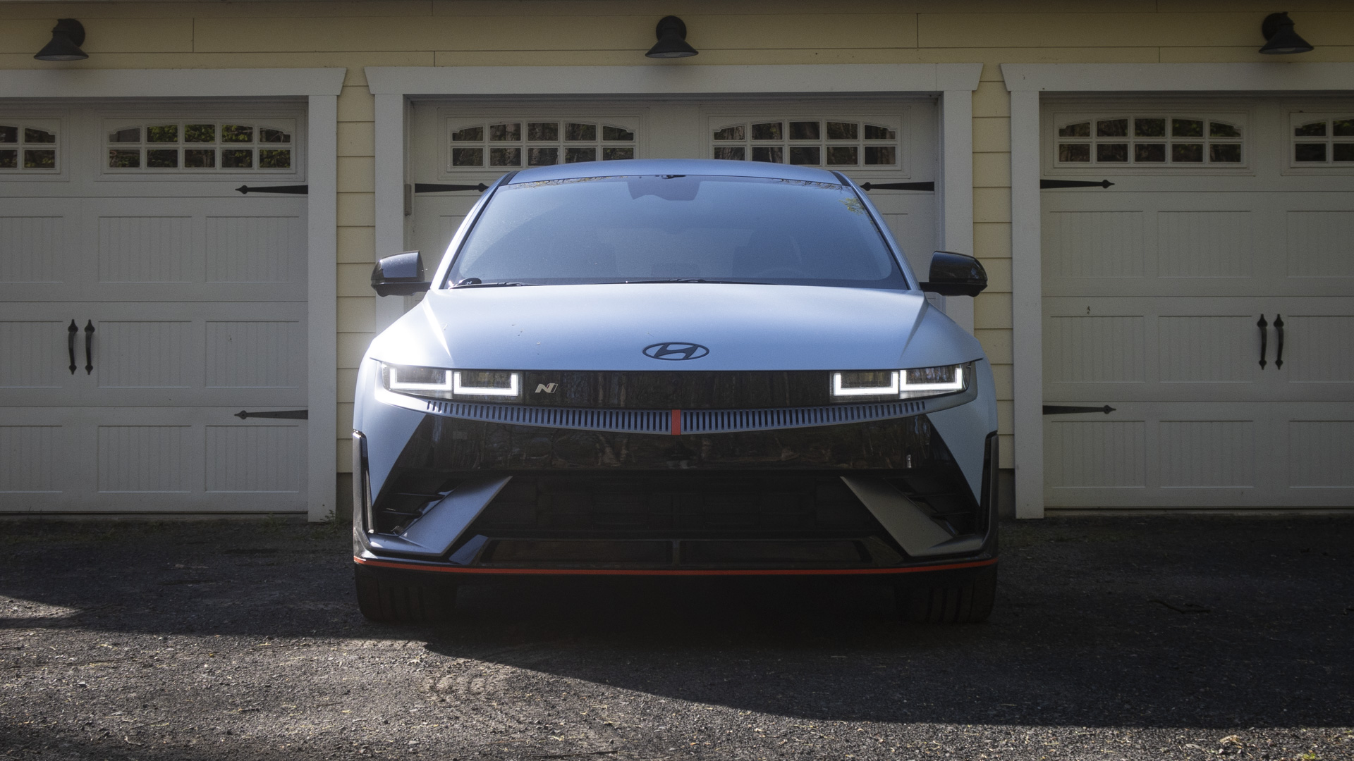 Hyundai ioniq 5 n, de frente.